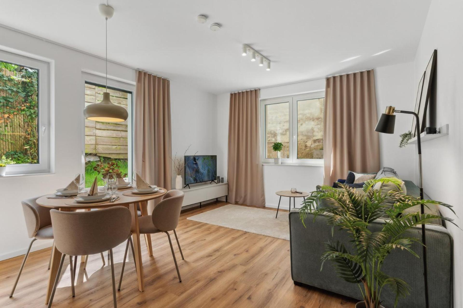 Deluxe Apartment In Bielefeld City Mit Parkplatz Und Terrasse Kültér fotó