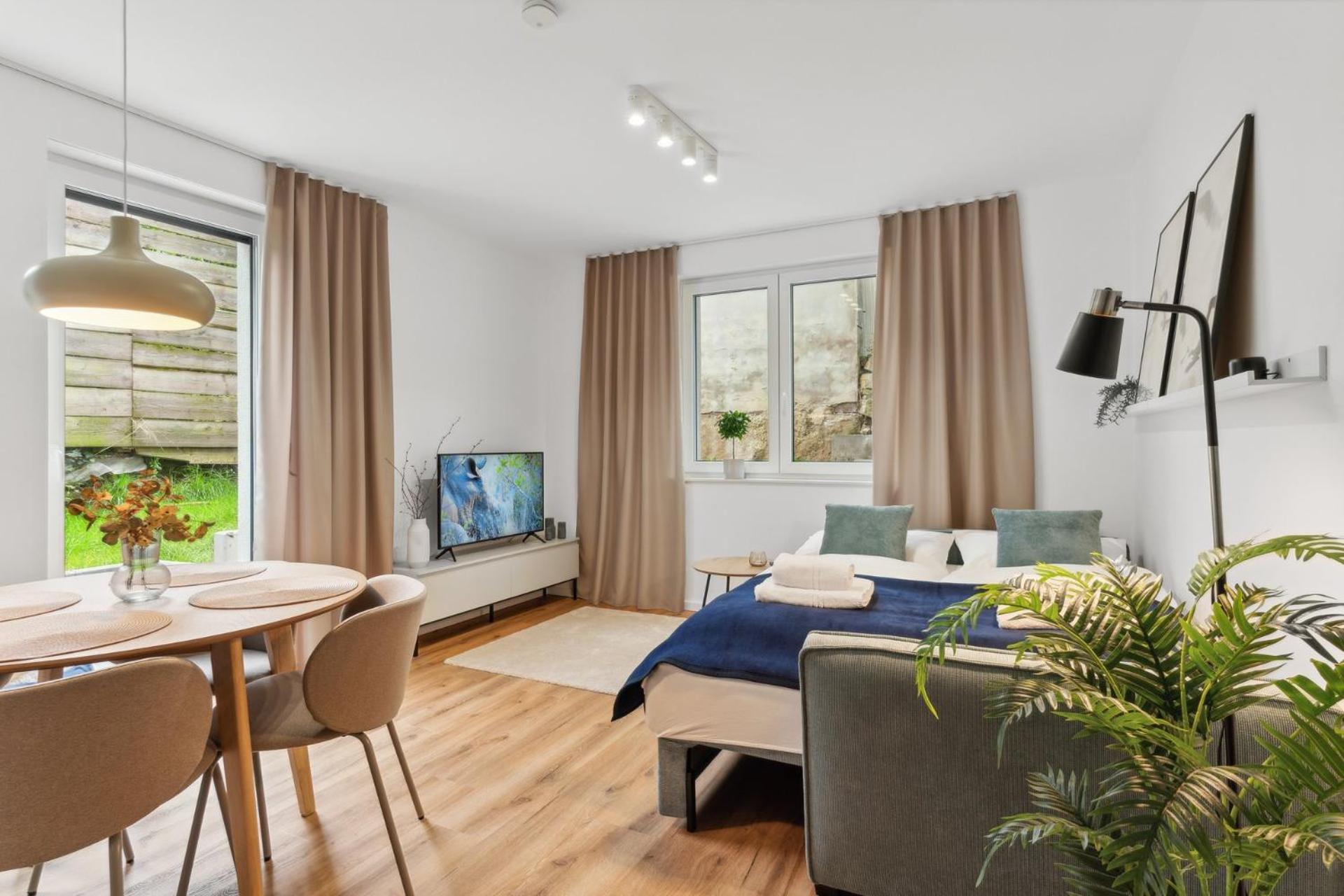 Deluxe Apartment In Bielefeld City Mit Parkplatz Und Terrasse Kültér fotó